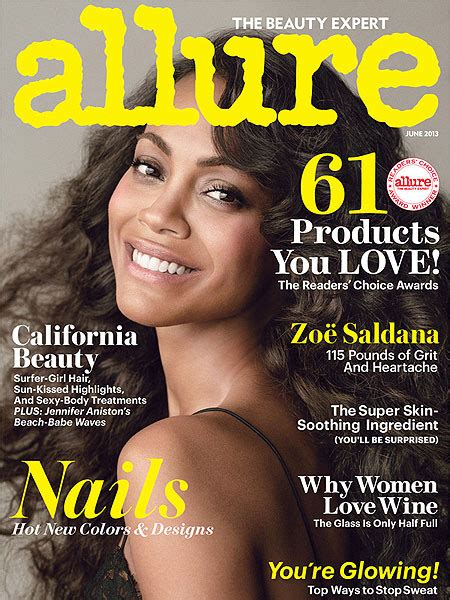 zoe saldana nude images|Zoe Saldana poses nude for Allure magazine